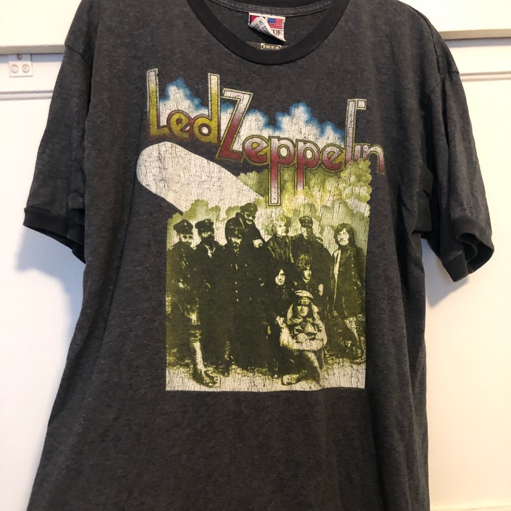 Led Zeppelin ringer tee sz M